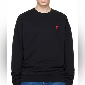 ♥️ ami alexandre mattitussi black crew neck sweater ♥️